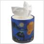 Promotional tissue box cylinder round shaped