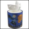 Promotional tissue box cylinder round shaped